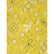 Poly Cotton Printed Fabric Paisley Bandana / Yellow / 50 Yard Bolt