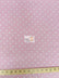 Poly Cotton Printed Fabric Small Polka Dots / Light Pink/White Dots / Sold By The Yard