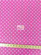 Poly Cotton Printed Fabric Polka Dots / Sold By The Yard
