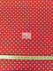 Poly Cotton Printed Fabric Polka Dots / Sold By The Yard