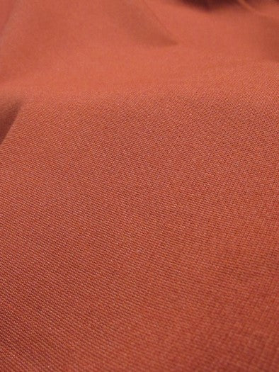 Ponte De Roma Jersey Knit Spandex Fabric / Brick / Sold By The Yard