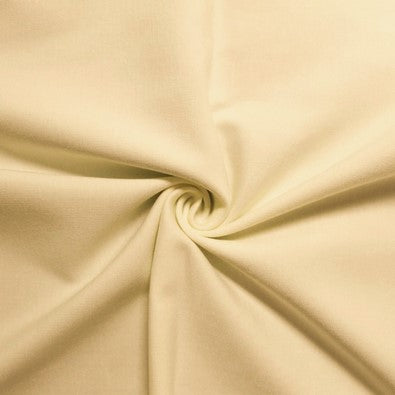 Ponte De Roma Jersey Knit Spandex Fabric / Cream / Sold By The Yard