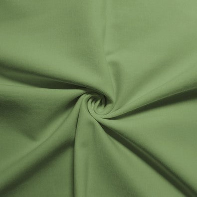 Ponte De Roma Jersey Knit Spandex Fabric / Sage / Sold By The Yard