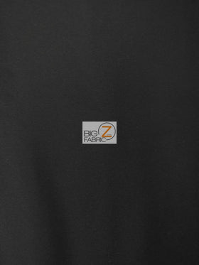 Solid Canvas Outdoor Anti-UV Waterproof Fabric / Black / Sold By The Yard