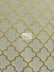 Persian Quatrefoil Upholstery Fabric / Gold / Sold By The Yard