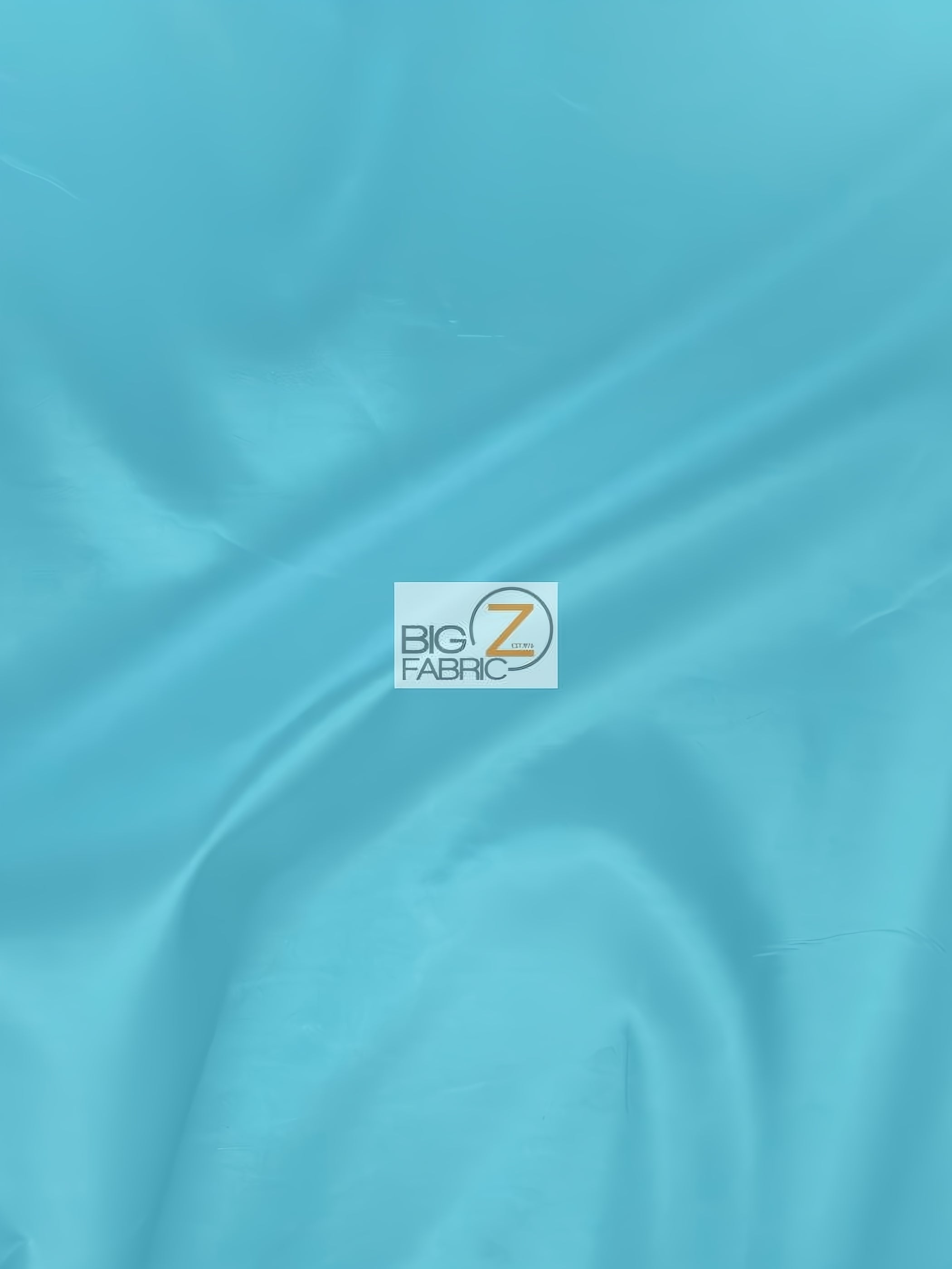 Solid Polyester Taffeta Fabric - Aqua - 50 Yard Bolt/Roll