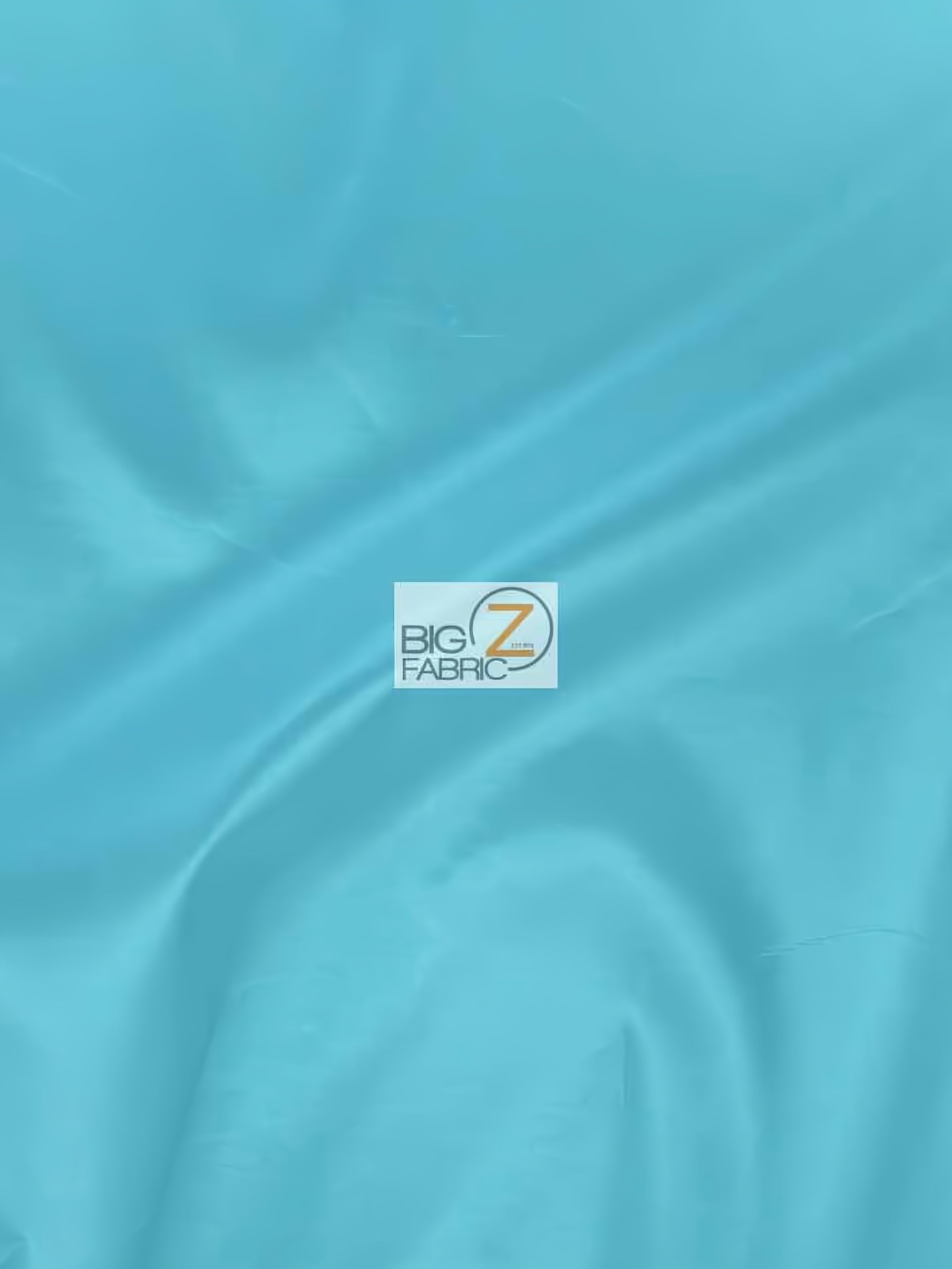 Solid Polyester Taffeta 58"/60" Fabric / Aqua / Sold By The Yard