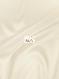 Solid Polyester Taffeta Fabric - Ivory - 50 Yard Bolt/Roll