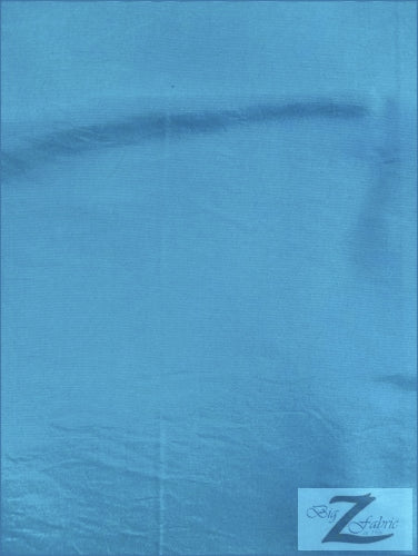Solid Polyester Taffeta Fabric - Turquoise - 50 Yard Bolt/Roll