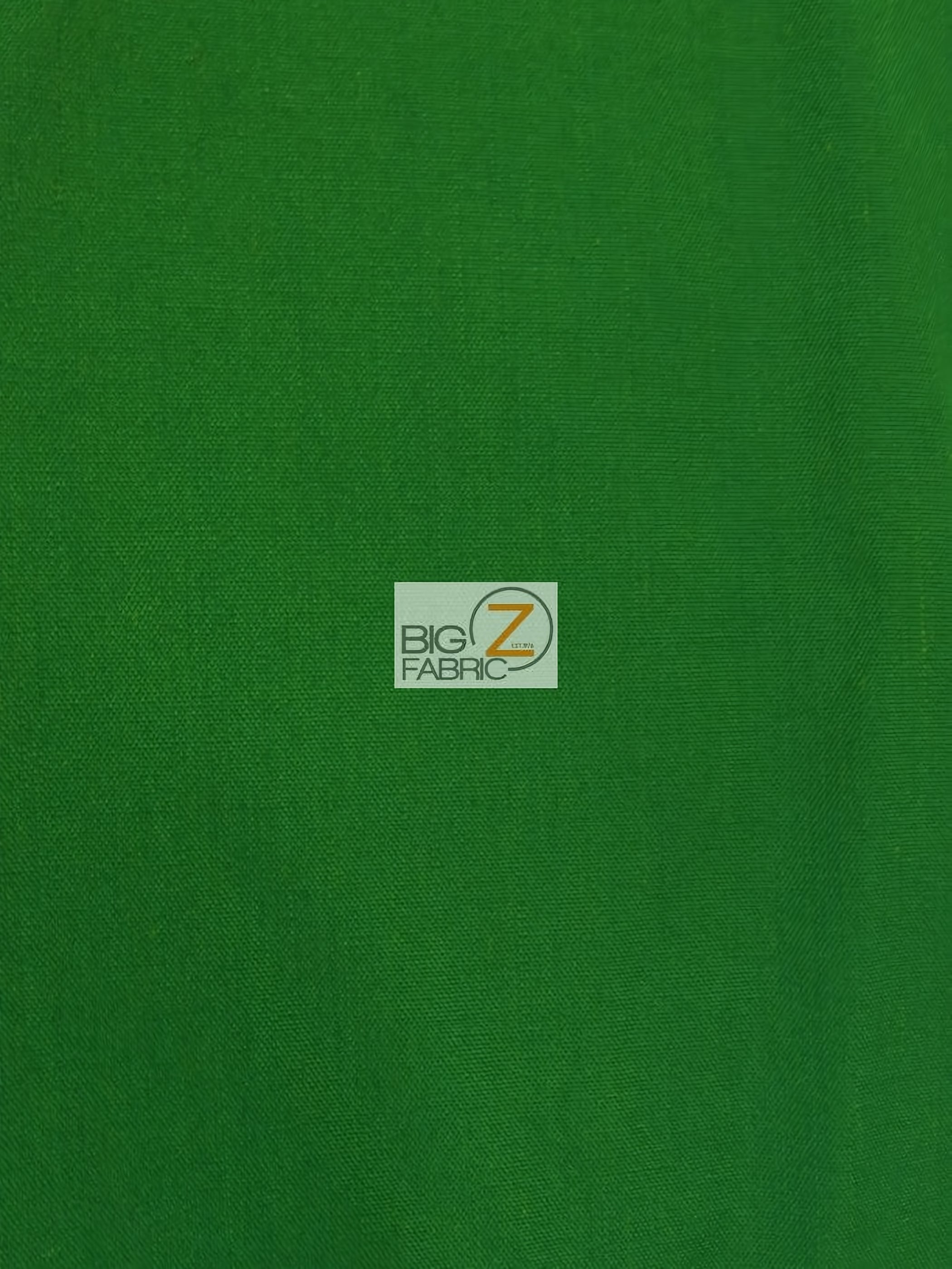 Poly Cotton Solid Fabric / Green / 100 Yard Bolt