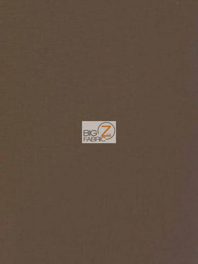 Poly Cotton Solid Fabric / Brown / 30 Yard Bolt