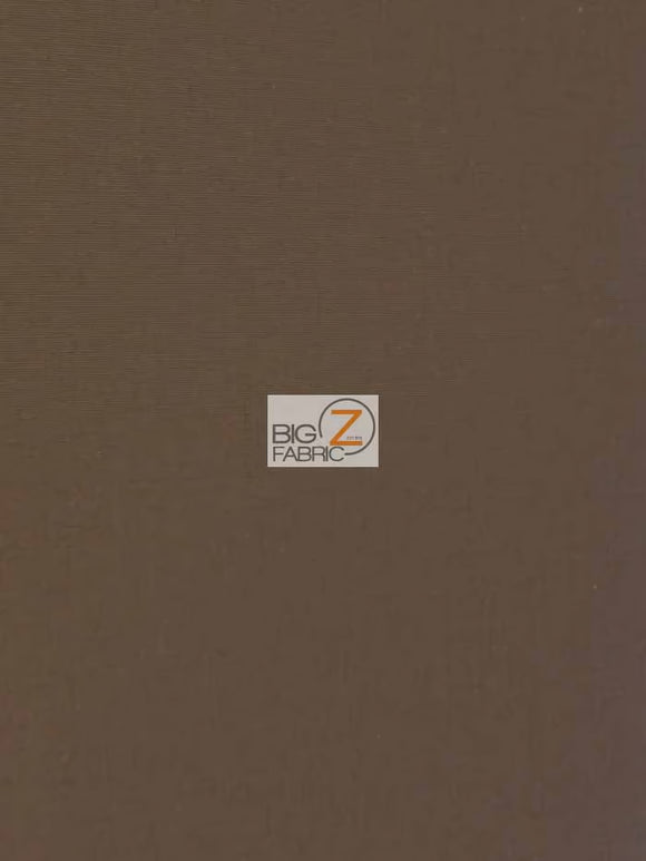 Poly Cotton Solid Fabric / Brown / 30 Yard Bolt