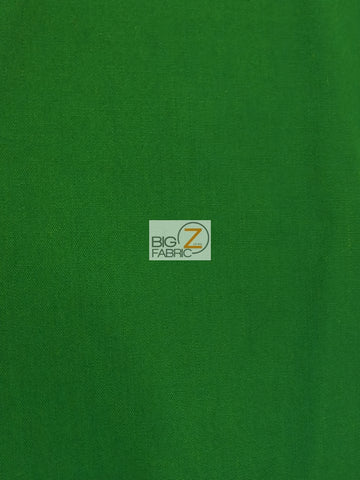 Poly Cotton Solid Fabric / Green / 30 Yard Bolt