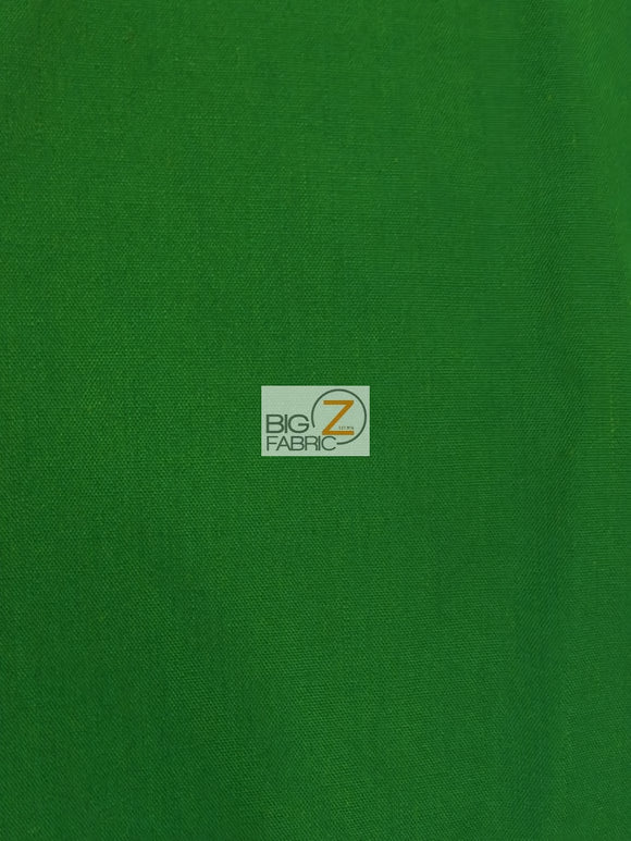 Poly Cotton Solid Fabric / Green / 30 Yard Bolt