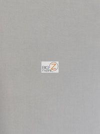 Poly Cotton Solid Fabric / Gray / 30 Yard Bolt