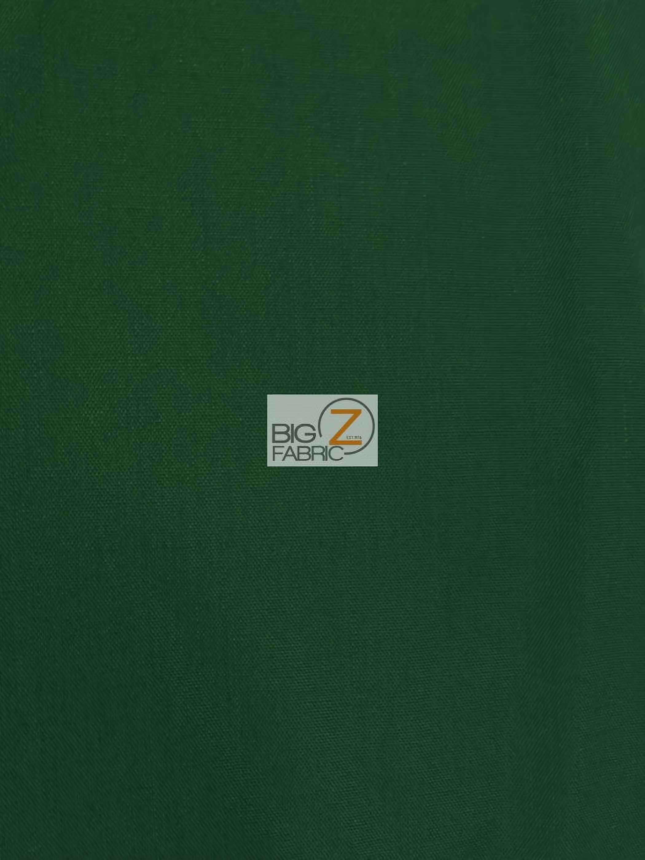 Poly Cotton Solid Fabric / Hunter Green / 30 Yard Bolt