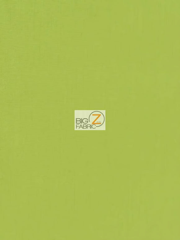 Poly Cotton Solid Fabric / Lime / 30 Yard Bolt