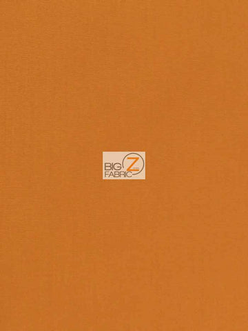 Poly Cotton Solid Fabric / Orange / 30 Yard Bolt
