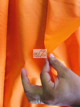 Poly Cotton Solid Fabric / Orange / 30 Yard Bolt