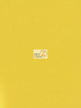 Poly Cotton Solid Fabric / Yellow / 30 Yard Bolt