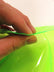 Red (12 Gauge) Tinted Plastic Vinyl Fabric / Sold By The Yard