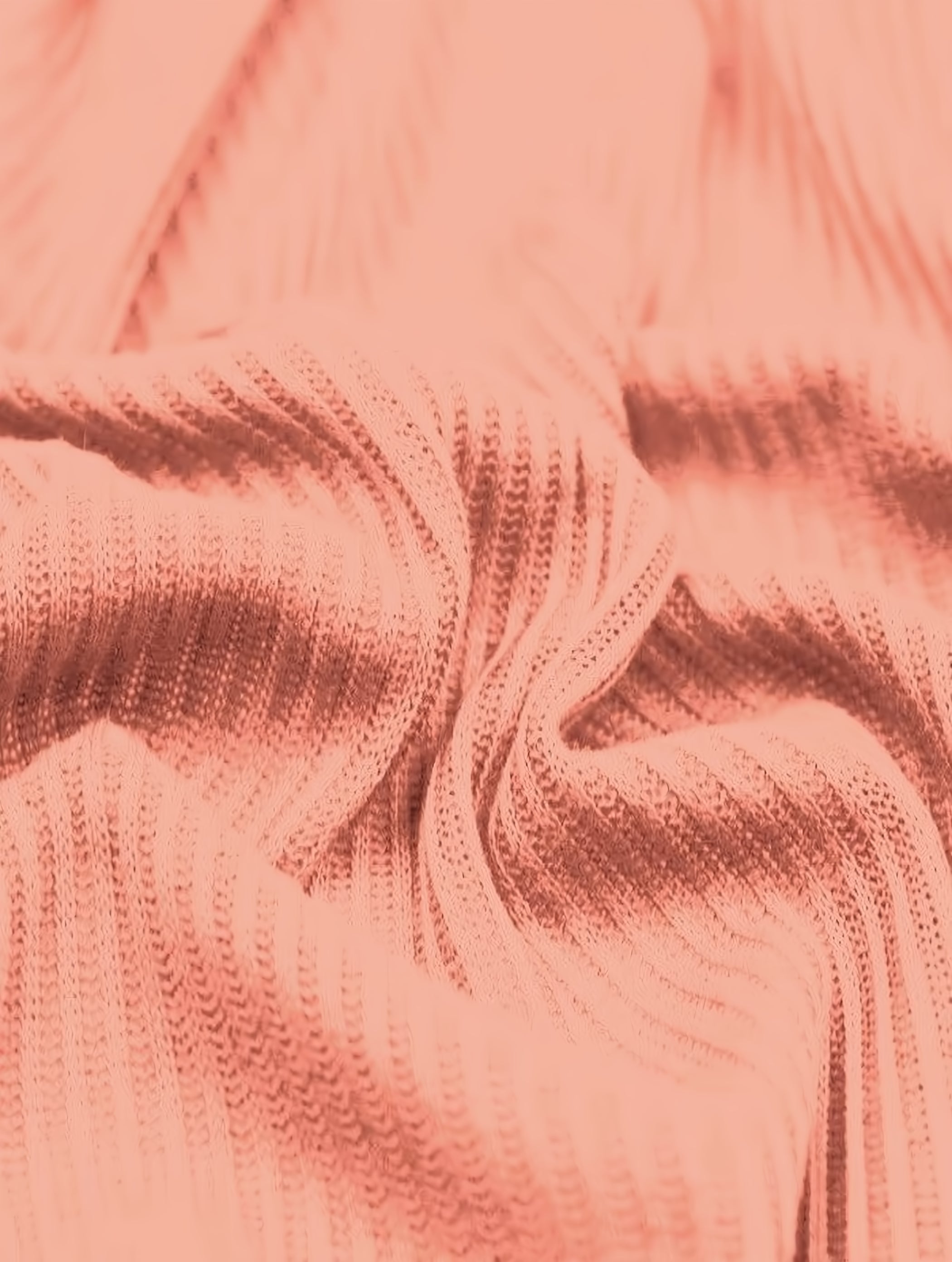 Rib Knit Apparel Sweater Spandex Fabric (4X2) / Blush / Sold By The Yard