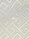 Royal Labyrinth Geometric Upholstery Fabric / Sold By The Yard