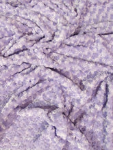 Minky Rose/Rosette Floral Baby Soft Fabric / Sold By The Yard