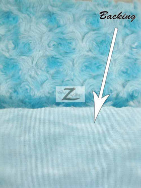Wine Minky Rose/Rosette Floral Baby Soft Fabric / Sold By The Yard - 0