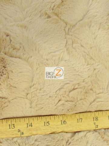 Mocha Rabbit Snuggle Minky Fabric / Sold By The Yard - 0