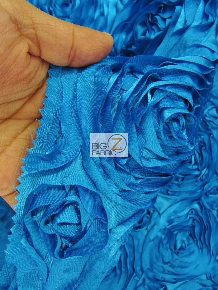 Rosette Style Taffeta Fabric / Neon Yellow / Sold By The Yard Closeout!!!