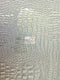 Vinyl Embossed Shiny Amazon Crocodile Fabric / Sold By The Yard