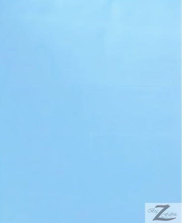Solid All-Purpose 60" Poly Poplin Fabric / Light Blue / 100 Yard Roll