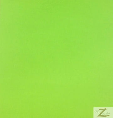 Solid All-Purpose 60" Poly Poplin Fabric / Lime / 100 Yard Roll