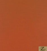 Solid All-Purpose 60" Poly Poplin Fabric / Rust / 100 Yard Roll