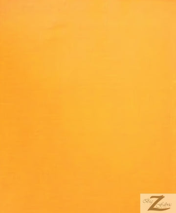 Solid All-Purpose 120" Poly Poplin Fabric / Gold / 60 Yard Roll