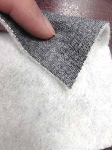 Sweatshirt & Apparel Polar Fleece Fabric / Charcoal / Sold By The Yard - 0