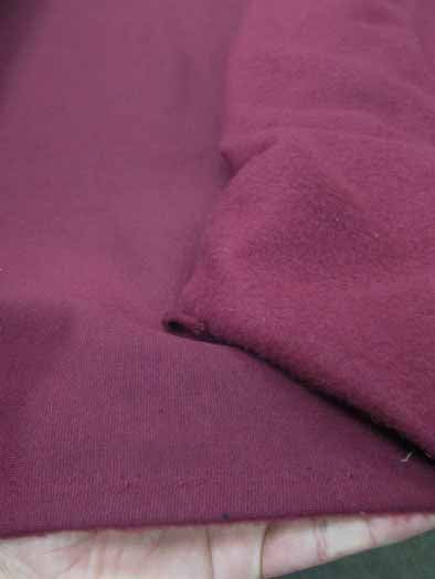 Sweatshirt & Apparel Polar Fleece Fabric / Charcoal / Sold By The Yard