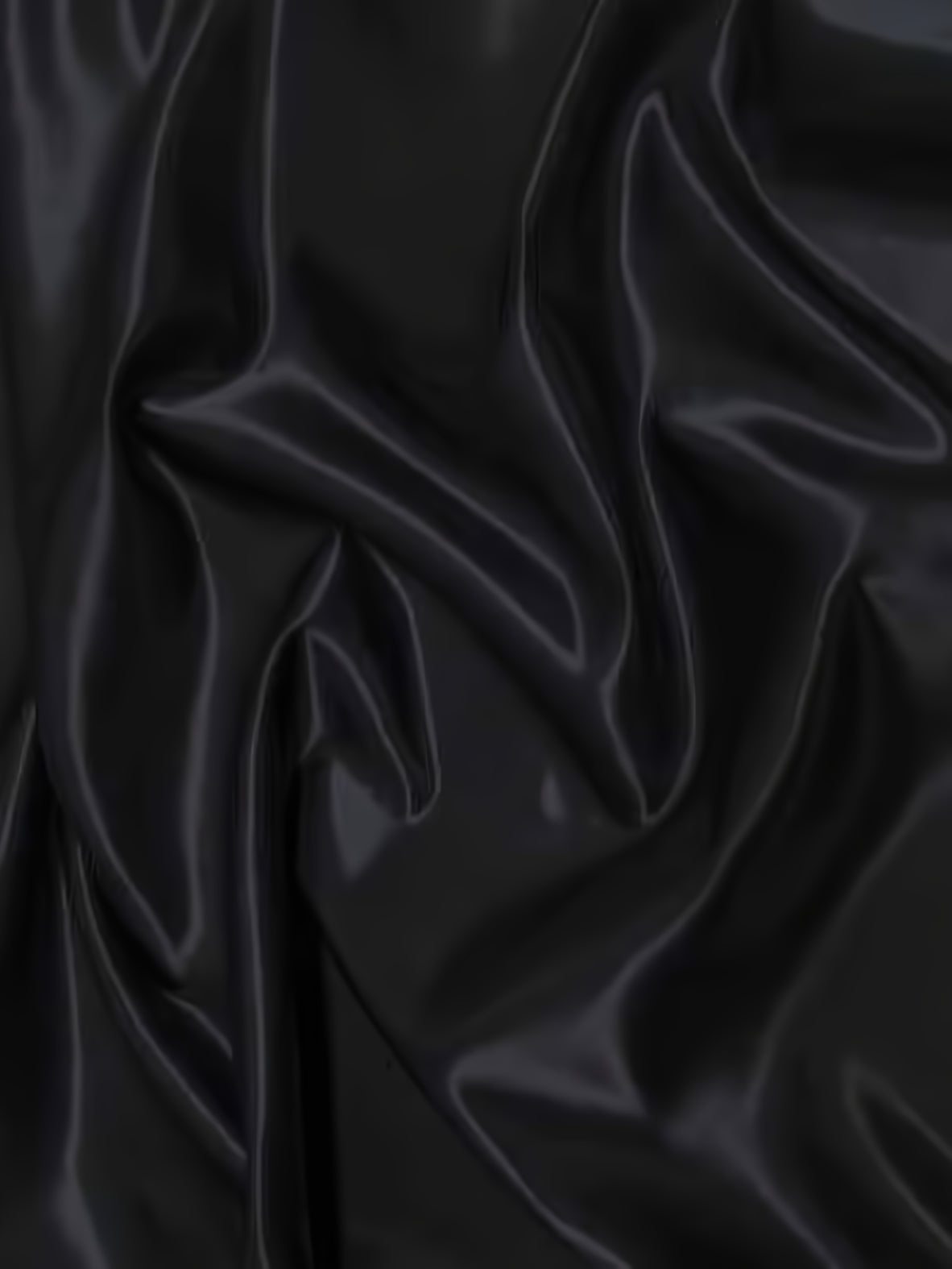 Solid Shiny Bridal Satin Fabric / Black / Sold By The Yard