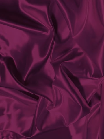Buy burgundy Solid Shiny Bridal Satin Fabric / Sold By The Yard