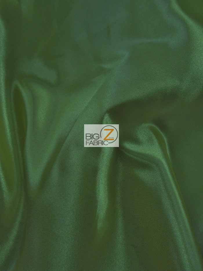 Solid Shiny Bridal Satin Fabric / Hunter Green / Sold By The Yard