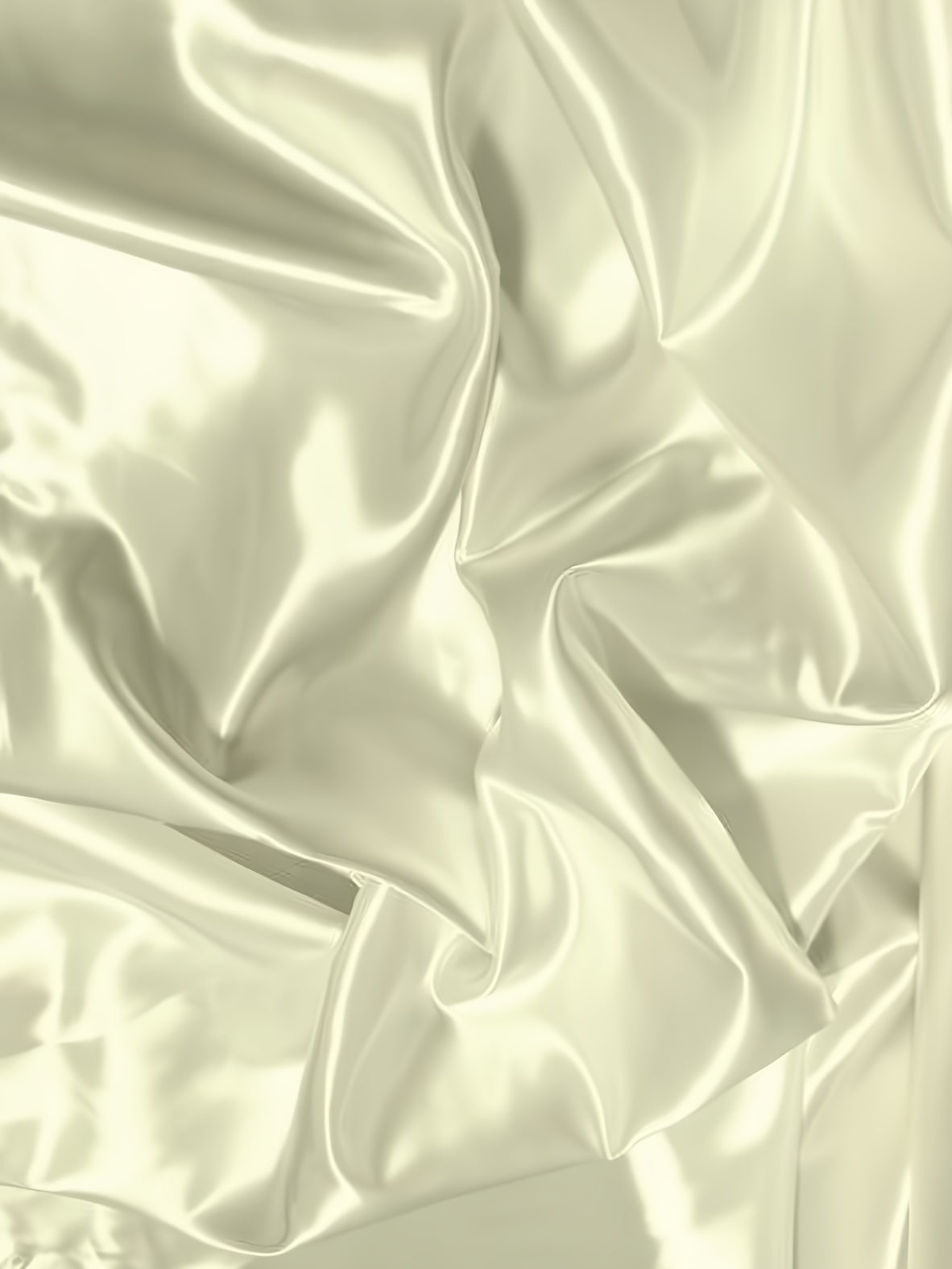 Solid Shiny Bridal Satin Fabric Ivory by the Yard | Big Z Fabric