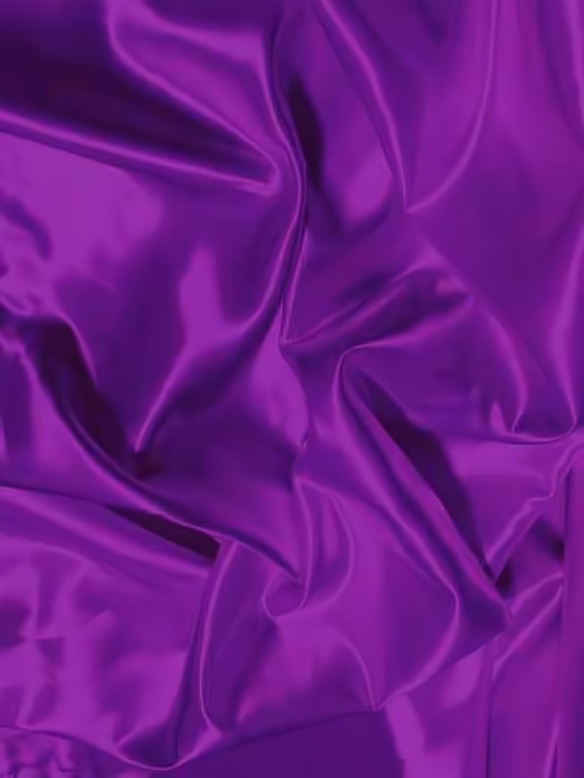 Solid Shiny Bridal Satin Fabric / Purple / Sold By The Yard