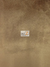 Solid Butter Velvet Drapery Upholstery Fabric / Wheat / Sold By The Yard