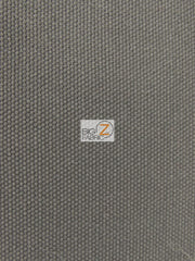 Solid Cotton Duck Canvas Fabric / Gray / Sold By The Yard