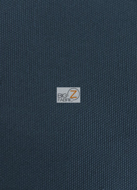 Solid Cotton Duck Canvas Fabric / Navy Blue / Sold By The Yard