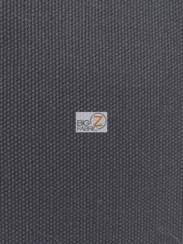 Solid Cotton Duck Canvas Fabric / Dark Gray / Sold By The Yard