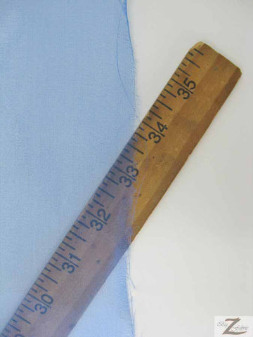 Solid Crystal Organza Fabric - 50 Yard Bolt - Aqua - 0