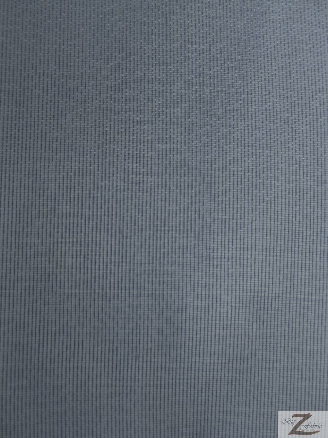 Solid Crystal Organza Fabric - 50 Yard Bolt - Black