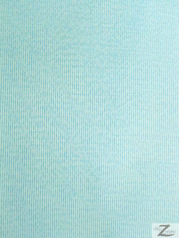 Solid Crystal Organza Fabric - 50 Yard Bolt - Blue
